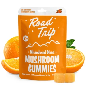 01 Road Trip - MICRODOSED Gummies + Functional Mushrooms - Orange