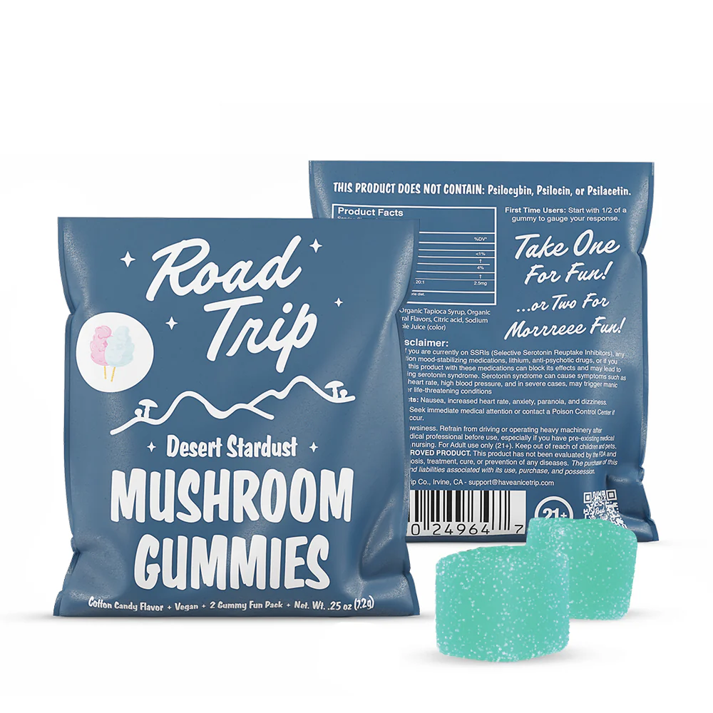 Road Trip Mushroom Gummies - Cotton Candy - Image 3