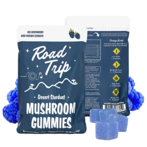 Road Trip Mushroom Gummies - Blue Raspberry
