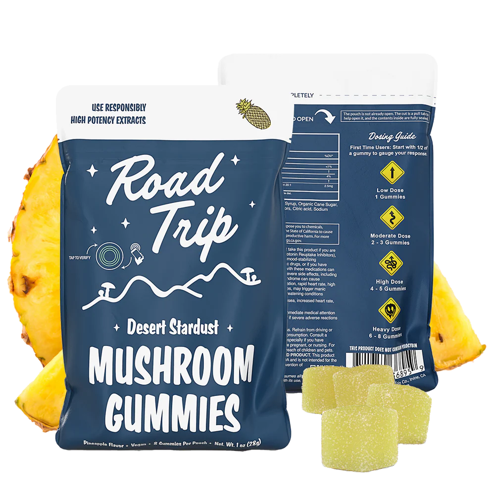 Road Trip Mushroom Gummies - Pineapple