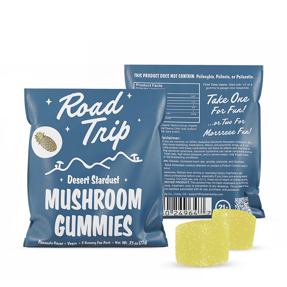 Road Trip Mushroom Gummies - Pineapple - Image 3