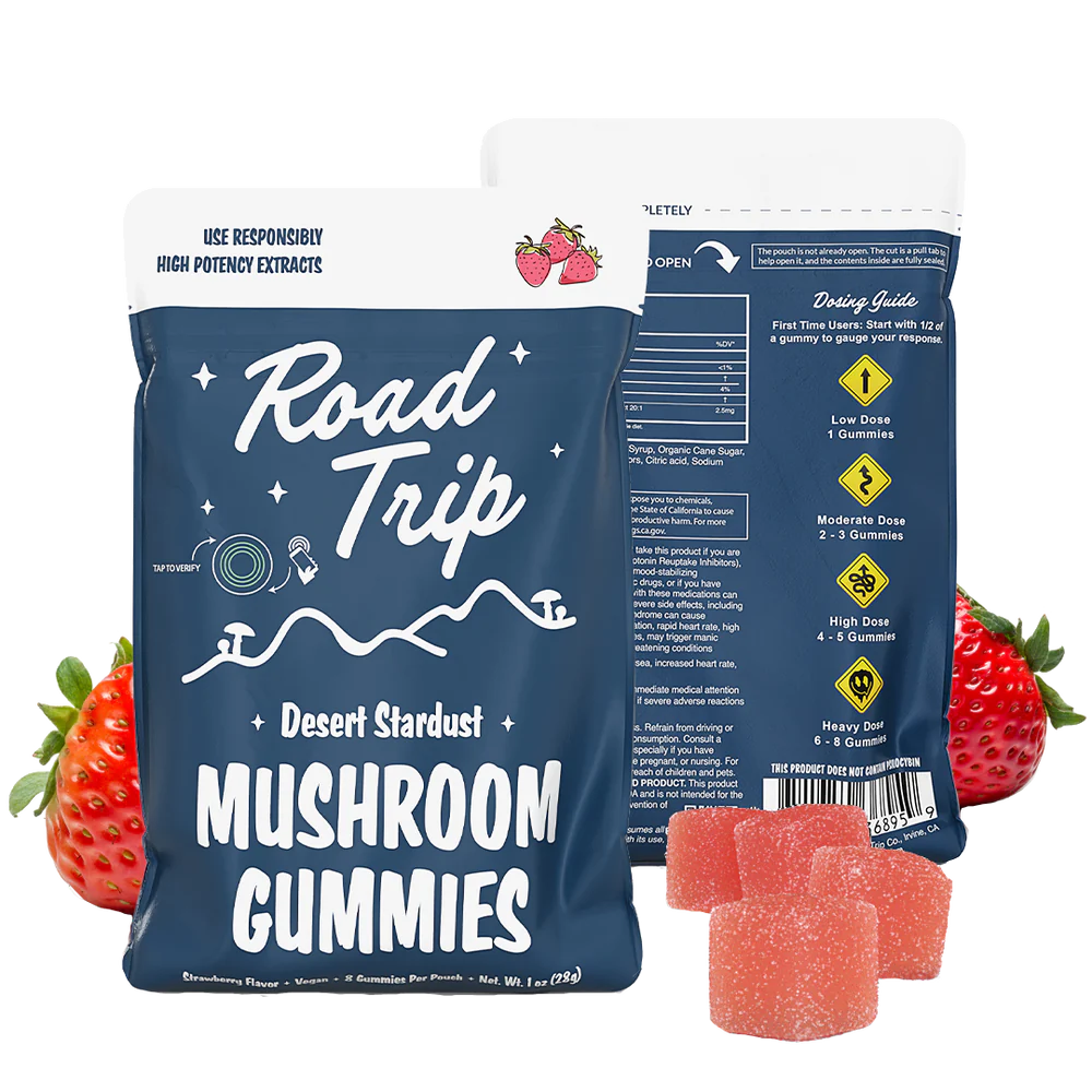 Road Trip Mushroom Gummies - Strawberry