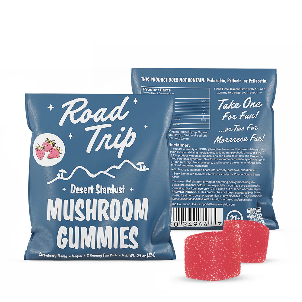 Road Trip Mushroom Gummies - Strawberry - Image 3
